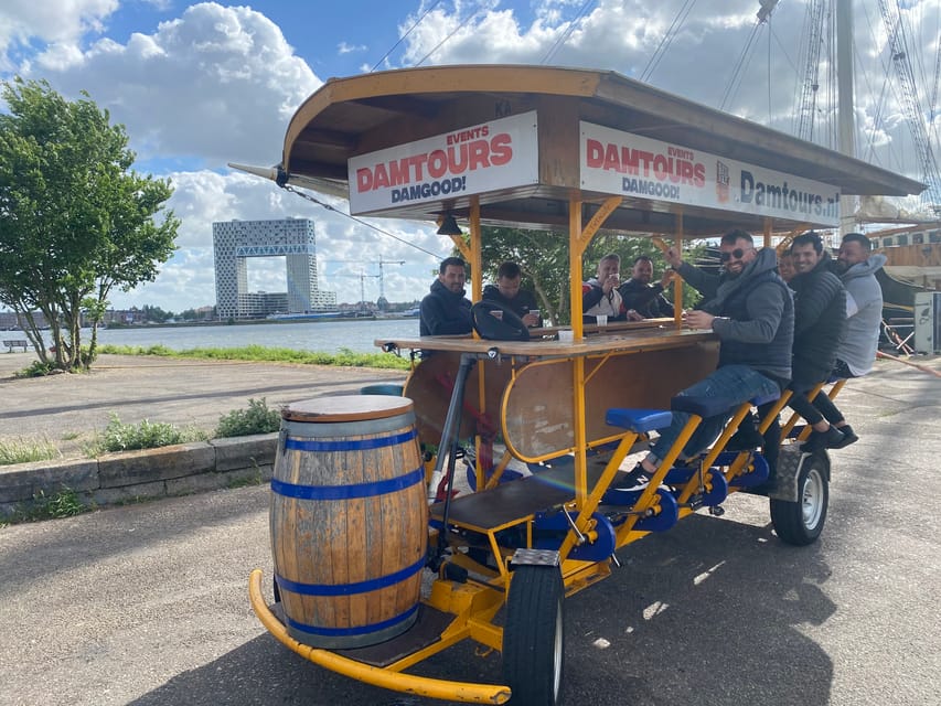 Amsterdam: The Original BUBBLES & BIKE Private Prosecco Tour - Starting under the Sloterdijk viaduct