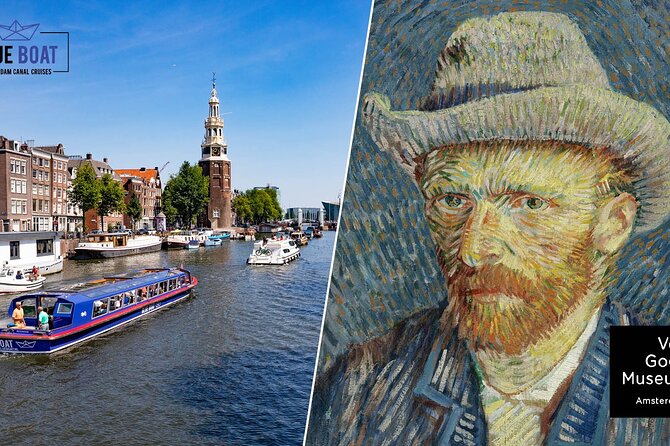 Amsterdam: Van Gogh Museum Entry & 75 minute City Canal Cruise - Inside the Van Gogh Museum for 90 minutes