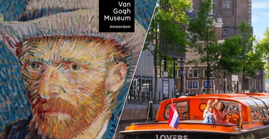 Amsterdam: Van Gogh Museum Ticket & Canal Cruise - A one-hour view of Amsterdam from the canals