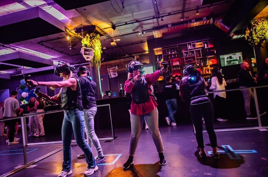 Amsterdam: VR Starter Pack with 6 Tokens - Finding A’DAM VR Game Park behind A’DAM Toren