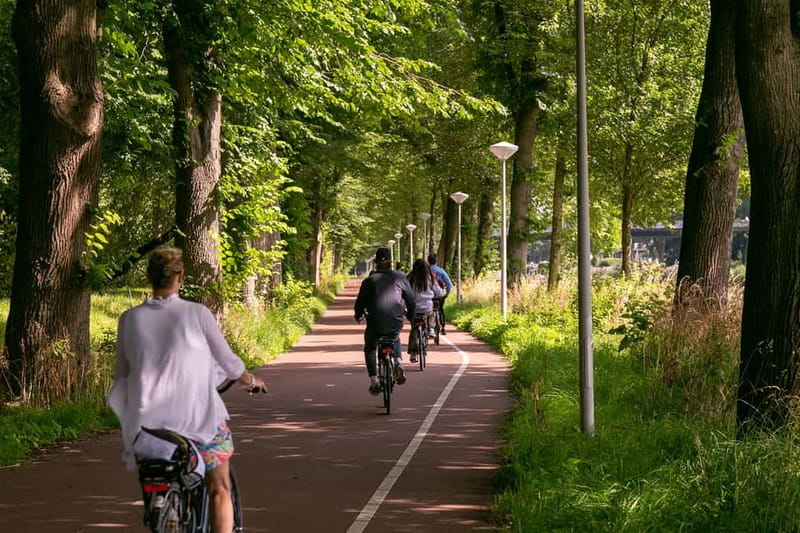 Amsterdam: Windmill, Cheese, and Countryside E-Bike Tour - Leaving Amsterdam by ferry