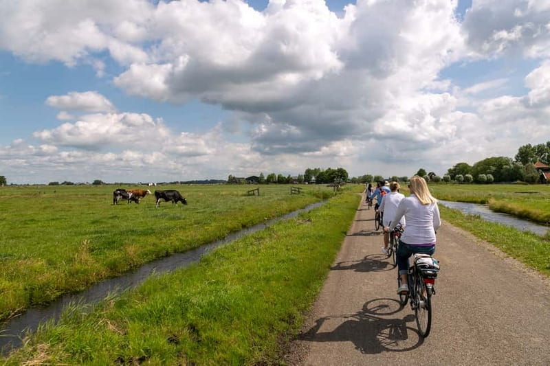 Amsterdam: Windmill, Cheese, and Countryside E-Bike Tour - D’Admiraal Windmill and the first countryside views