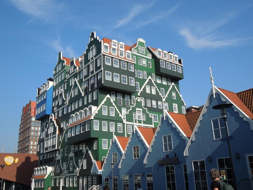 Amsterdam: Windmills E-Bike Tour to Zaanse Schans - Zaandam and the stacked-house Inntel Hotel