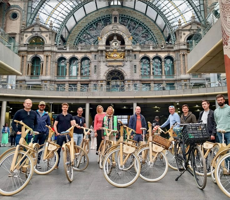 Antwerp: The Big 5 City Highlights by Wooden Bike - Grote Markt and Saint Carolus Borromeus Church