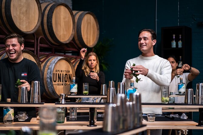 Cocktail workshop @ Spirited Union Rum Co. (Amsterdam) - Timing, transport, and cancellation details