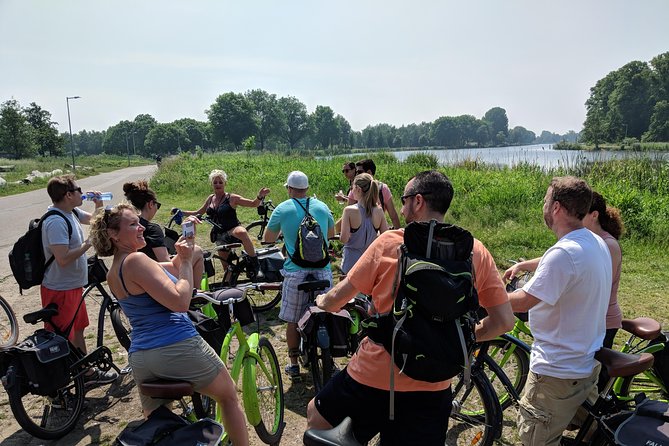 Countryside Bike Tour from Amsterdam: Cheese, Clogs & a Windmill - Crossing the IJ by local ferry