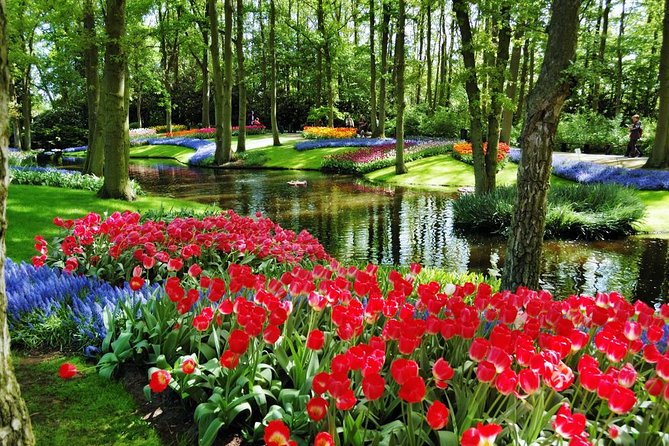 Day Trip to Keukenhof Gardens from Amsterdam with Tour Guide - Three hours among tulips, pavilions, and paths