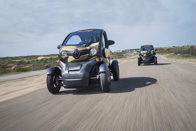 Drive it yourself electric Dune and Beach GPS audio tour - Starting in Lisse with a two-seat electric Twizy