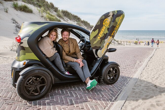 Drive it yourself electric Dune and Beach GPS audio tour - Along the beach avenue to Hotel van Oranje