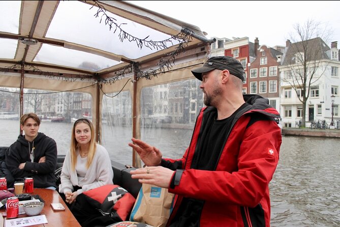 Dutch Cheese & Drinks Guided Amsterdam Boat Tour, All Inclusive - Amsterdam Centraal and NEMO from the water