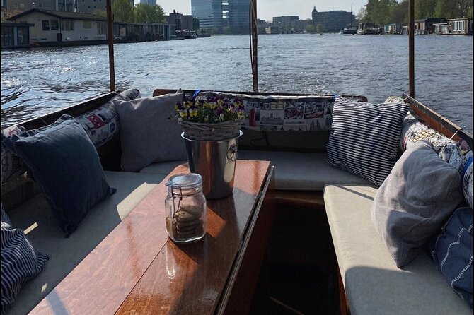 Dutch Cheese & Drinks Guided Amsterdam Boat Tour, All Inclusive - Maritime power beside the VOC ship