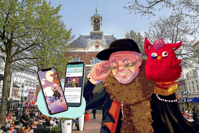Escape game in the city of Apeldoorn Crazytopia - Starting at Raadhuisplein in Central Apeldoorn