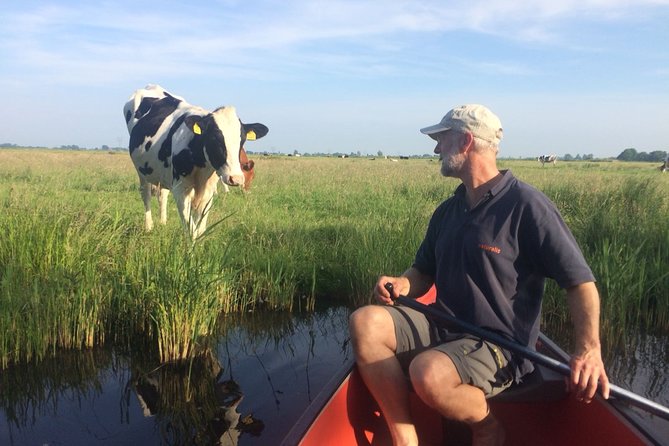 Fresh nose tour with the canoe through the nature near Amsterdam - Paddling through the Waterland waterways