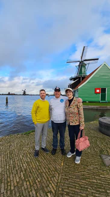 From Amsterdam, Private tour in Tesla, Windmills & Volendam. - Leaving Amsterdam in a 2024 Tesla SUV