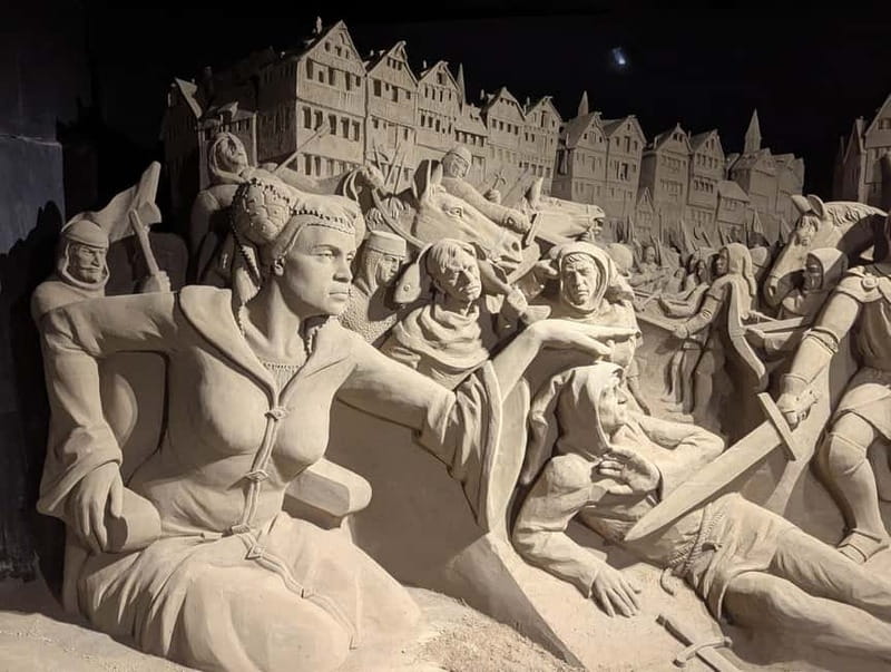Garderen: Sandsculpture Exhibition Entry Ticket - The Golden Age and Amsterdam’s famous canals