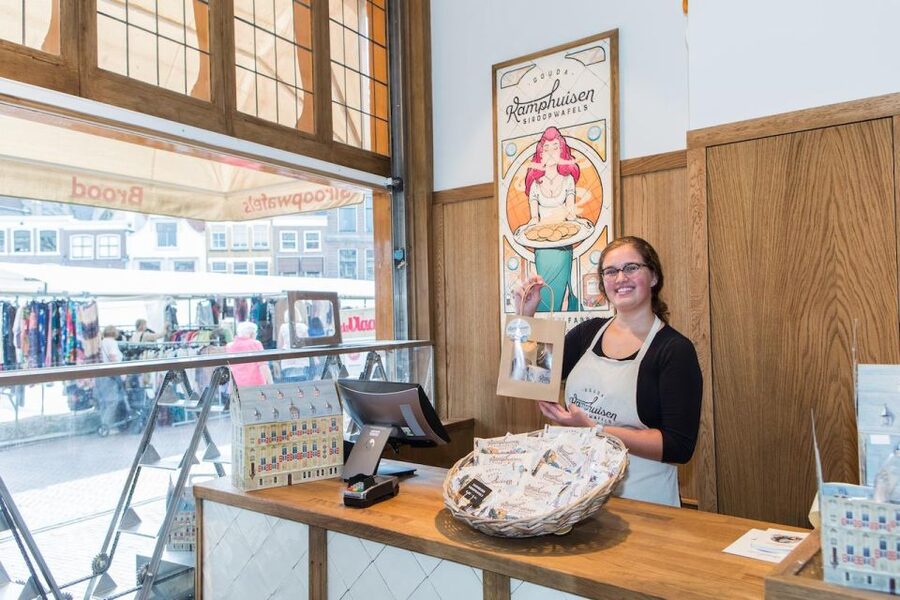Gouda: Syrup Waffle Factory Ticket with a Waffle - Is $14 good value?