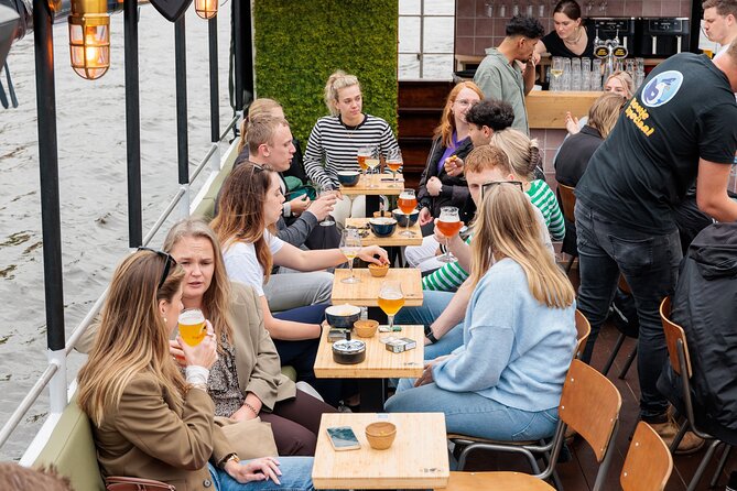 Groningen: Terrace Boat Experience with a Cozy Bar: 1.5 Hours - Drinks, hot snacks, and the real cost