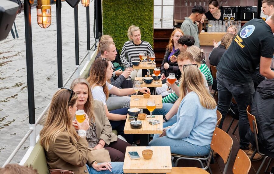 Groningen: Terrace Boat Experience with a Cozy Bar - Booking advice and cancellation flexibility