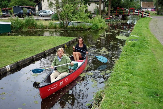 Guided Canoe Adventure with Picnic Lunch in Waterland from Amsterdam - Canoeing on calm water, with a little work required