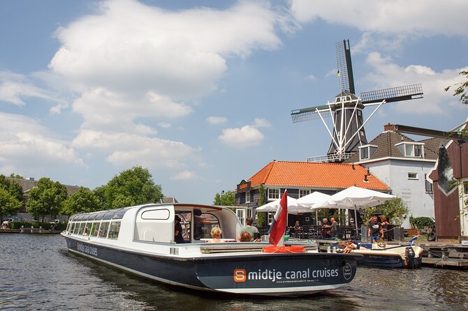 Haarlem: 50 minutes Boat Cruise - De Adriaan and Haarlem’s old skyline