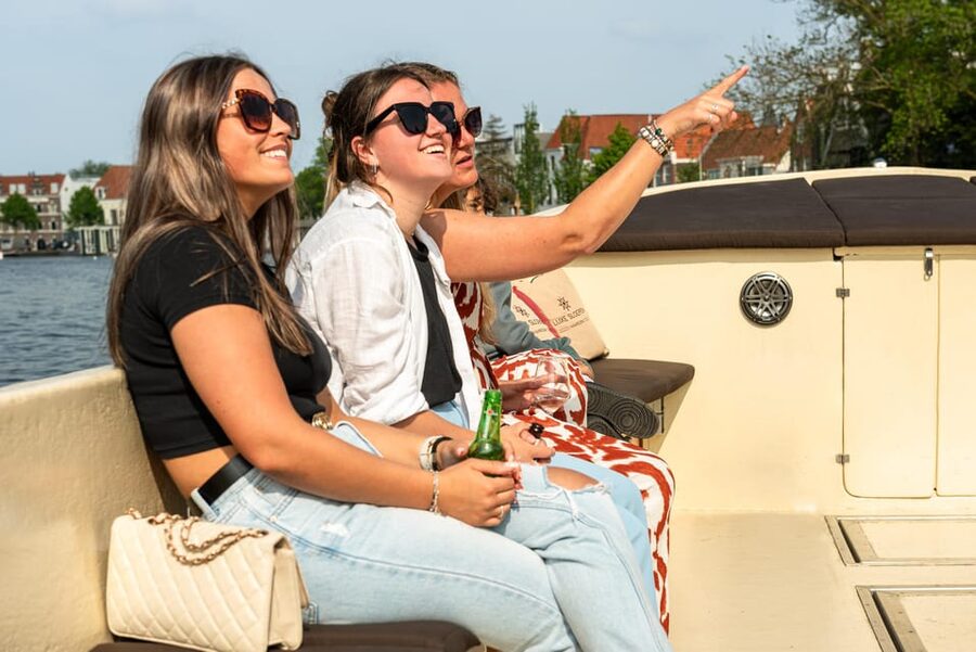 Haarlem: Guided Highlights Canal Cruise on Open Boat - From De Adriaan along the Spaarne River