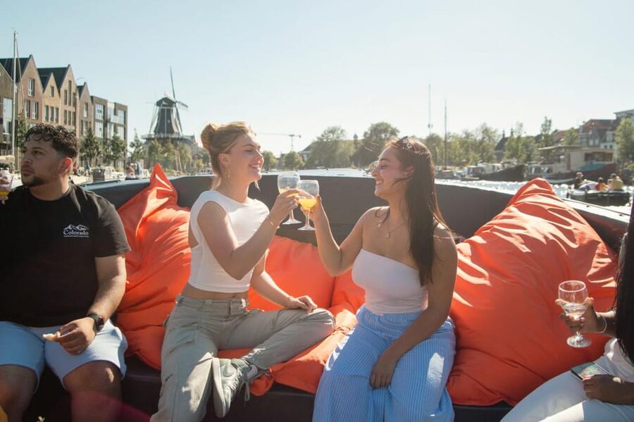 Haarlem Private Canal Tour with Bites and Unlimited Drinks - Bitterballen, kaasstengels, and a steady drink