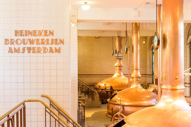 Heineken Experience Amsterdam and Canal Cruise with Snackbox - Entering the former Heineken brewery