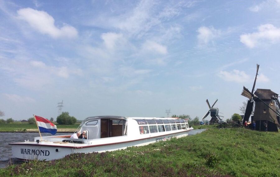 Leiden: Windmill and Countryside Cruise near Keukenhof - The boat gives you comfort without losing the view