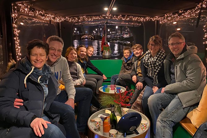 Light Event Amsterdam by small boat, 8 passengers max! You won't find any better - Meeting at Amstelhaven before the 5 p.m. departure