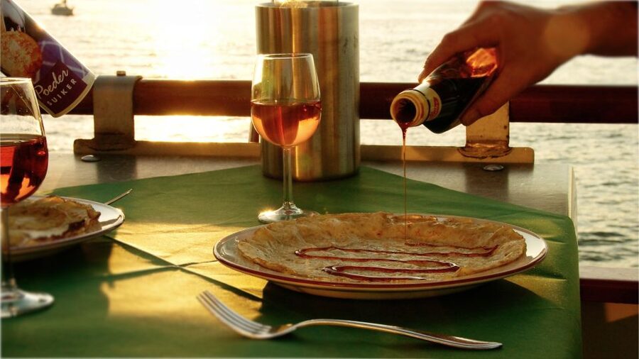 Nijmegen: River Cruise with All-You-Can-Eat Dutch Pancakes - The Waal views and Nijmegen skyline