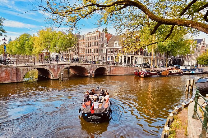 Private 90 Minute Amsterdam Canal Belt Exploration Cruise - Flower stalls and the canal belt’s grandest waterways