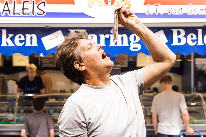 Private Amsterdam Food Tour & Dutch Pancake Class with a Local - Starting with Dutch food at Albert Cuyp Market