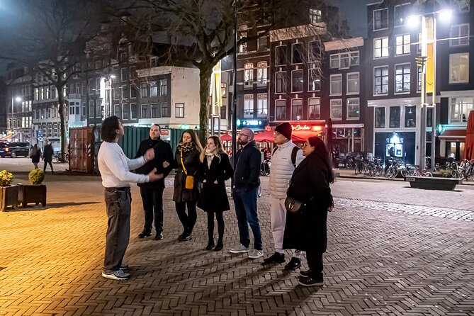 Private Amsterdam Red Light District tour including sex museum - Entering the Sexmuseum Amsterdam Venustempel