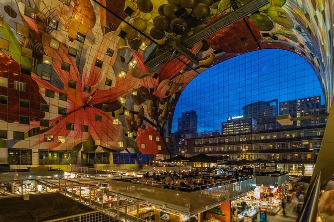 Private Day Trip from Amsterdam to Rotterdam and the Hague - Markthal combines architecture with a practical lunch stop