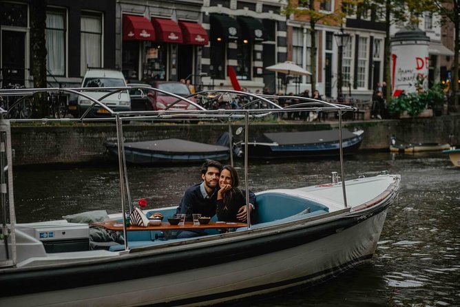 Private Romantic Canal Cruise Amsterdam with Bubbly and Snacks - Seven Bridges and the view toward eternity