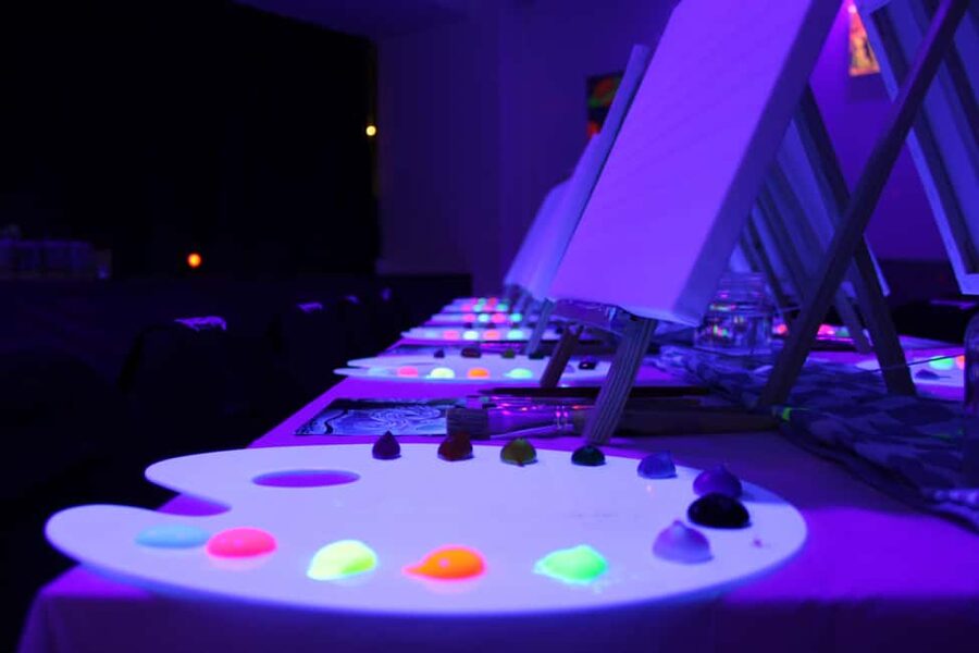 Rotterdam: Paint and Sip in the Dark at Rembrandt van Wine - Is $61 a fair price?