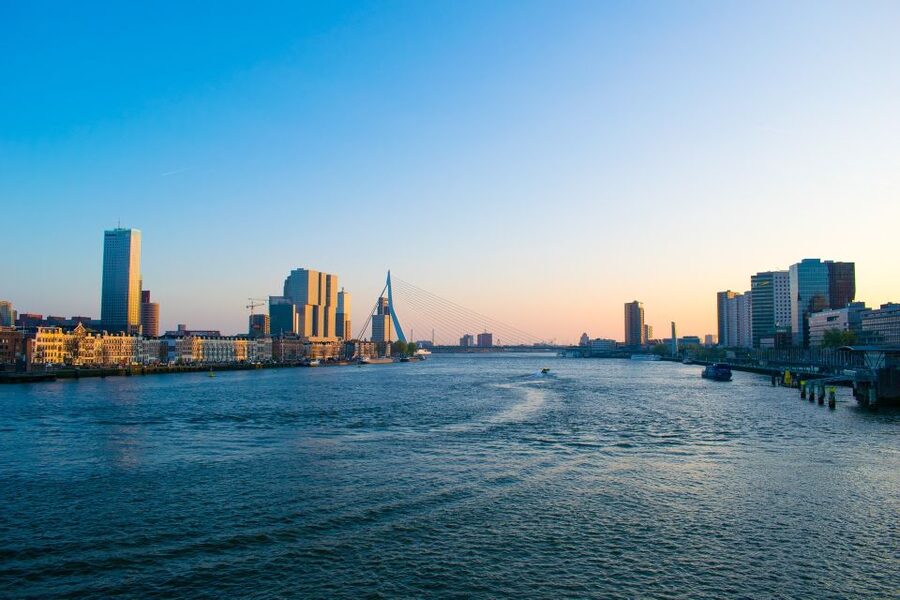 Rotterdam Walking Tour and Harbor Cruise - Starting at The Destroyed City statue