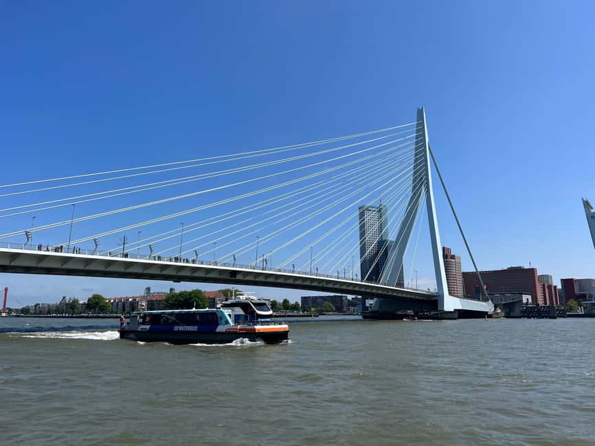 Rotterdam: Waterbus Ticket to Dordrecht and/or Kinderdijk - Key points to know before boarding
