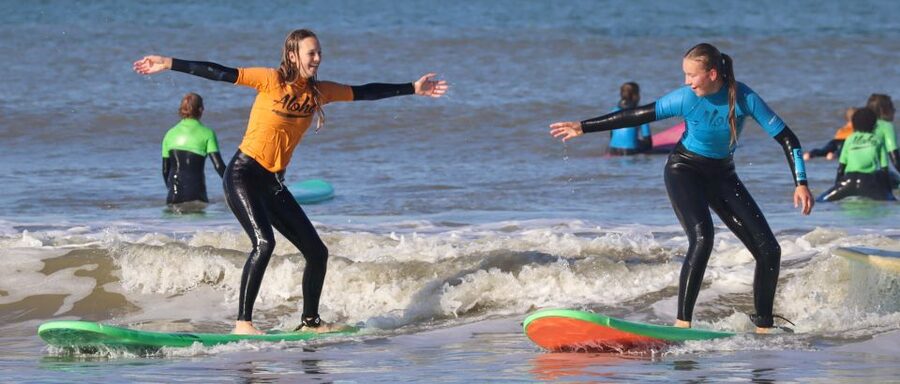 Scheveningen Full-day Surfing lessons with Lunch - The safety lesson before the first wave