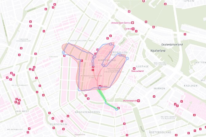 Self Guided City Tour in Amsterdam - Amsterdam Tulip - Oude Kerk and De Wallen bring the sharpest contrast