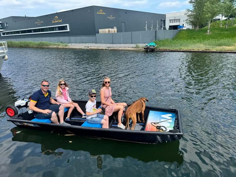 Self-Guided Electric Boat Rental - Setting out from central Goes