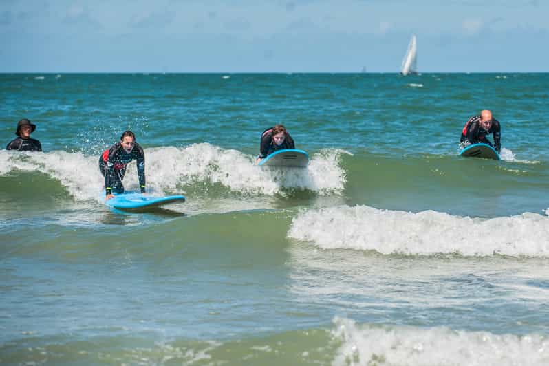 The Hague: Beginner's Surf Lesson - Getting suited up for Dutch beach water