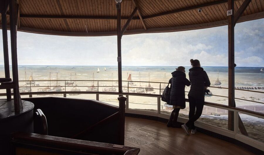 The Hague: Panorama Mesdag Museum Entry Ticket - Scheveningen as a 19th-century fishing village