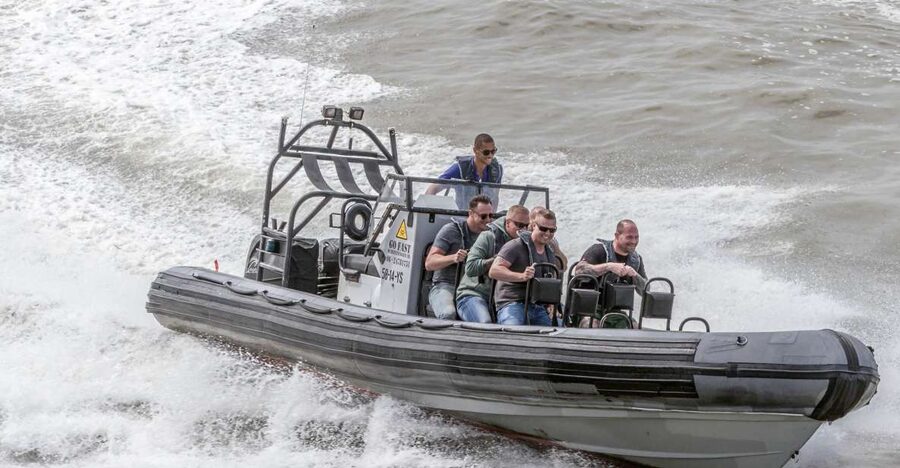 The Hague: Scheveningen Beach RIB Speedboat Tour - The 35-minute ride: speed first, sights second