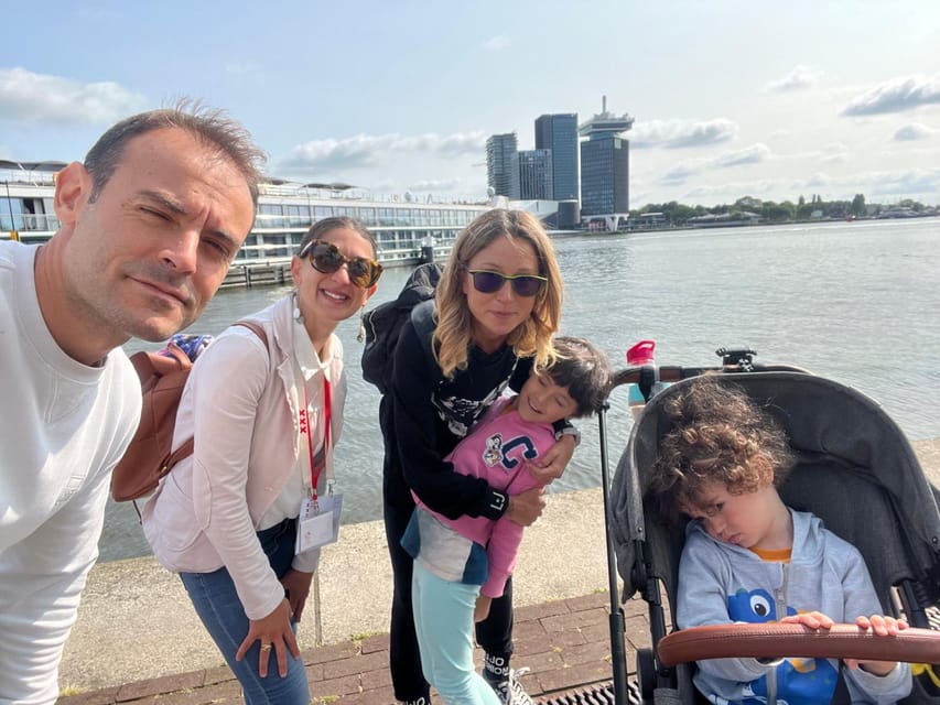 Tour of the historical center of Amsterdam in Italian - Ending at the Flower Market