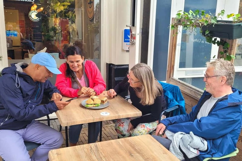 Utrecht: Food Tour with many stops at vegan restaurants! - Vegan bitterballen, satay, sweets, and local flavor