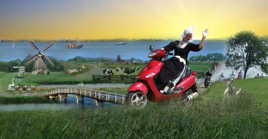 Zaanse Schans: Windmills, Clogs & Cheese by Electric Scooter - Getting comfortable on the electric scooter